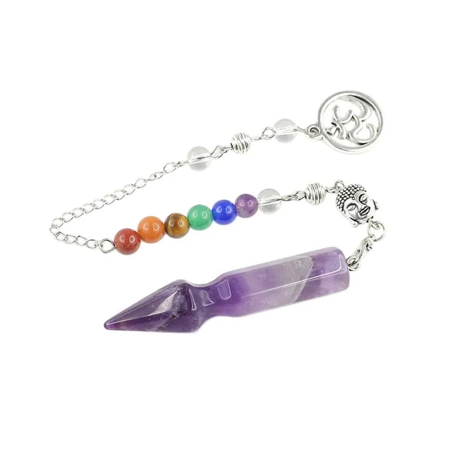 Cristalli Freccia Pietra Penduli per Dowsing Divinazione Guarigione naturale Ametista Quarzo Chakra Reiki Meditazione Penduli Penduli