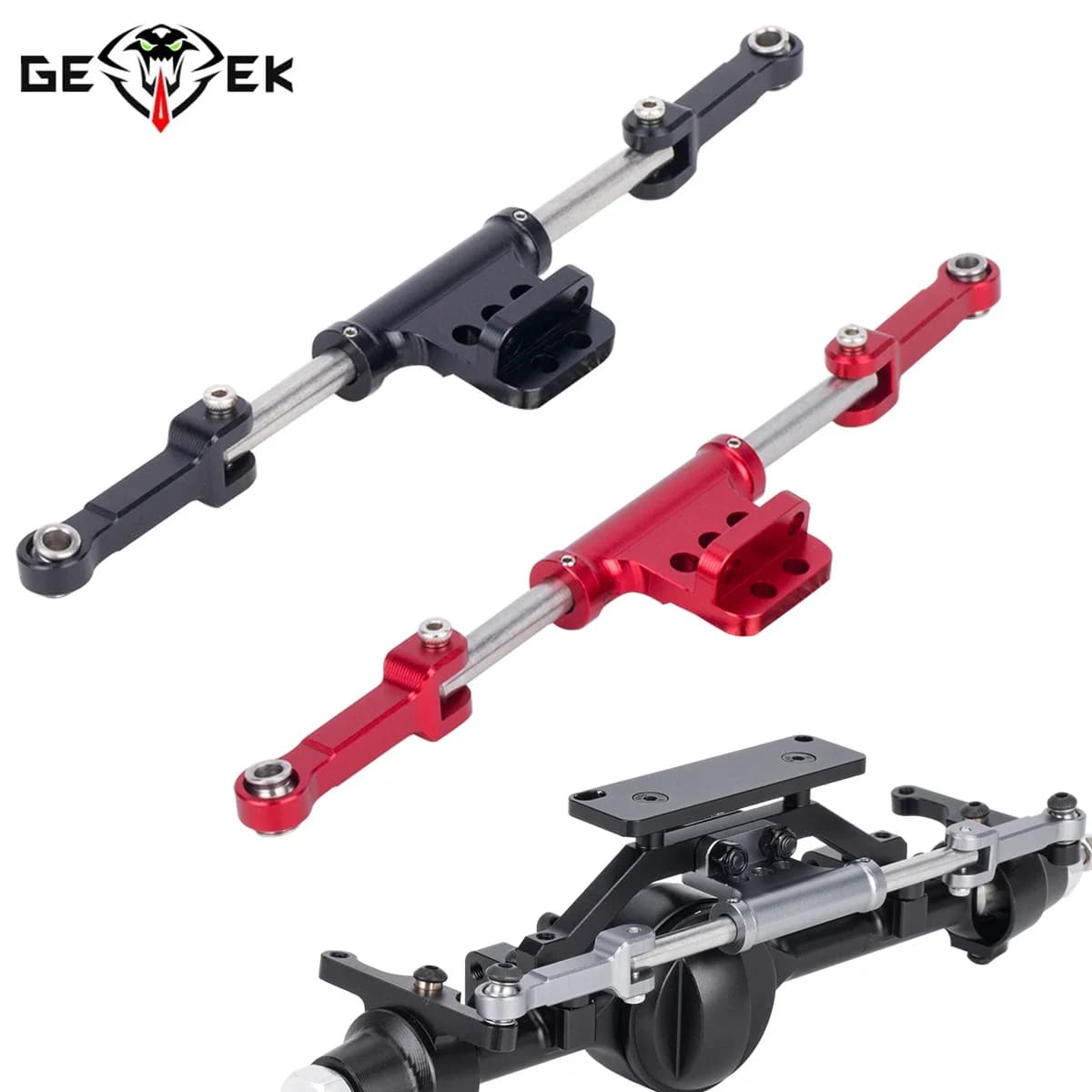 1/10 RC Crawler Kit cilindro sterzo idraulico completo per D90 D110 RC4WD Yota ll Axle TF2 Gelande ll Parti di aggiornamento