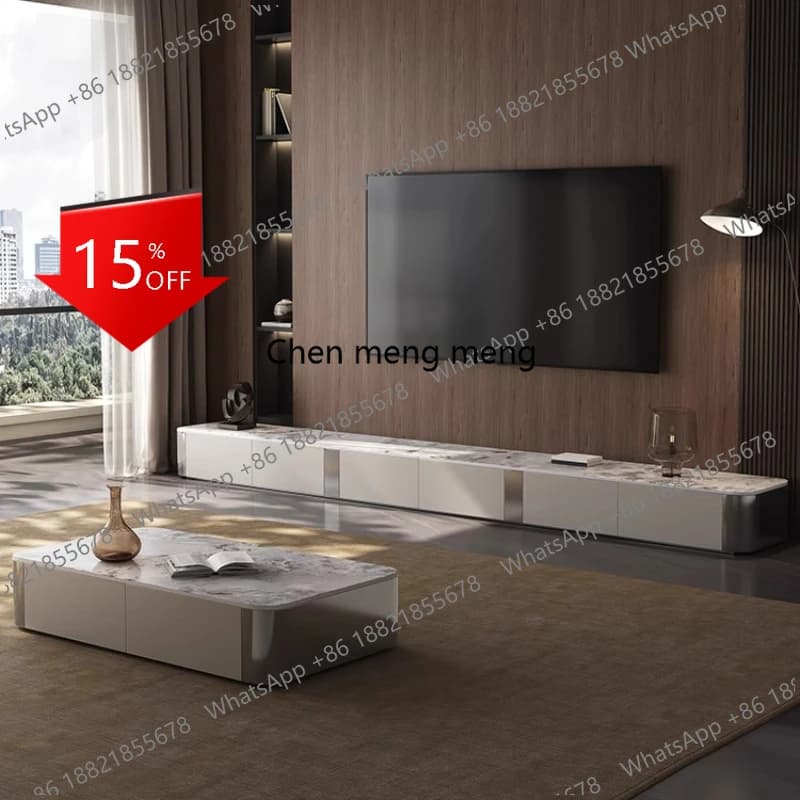 Modern TV cabinet Simple Q181, Designer, Light Luxury, for Entrance, TV Table, Console, Monitor Display, Furniture