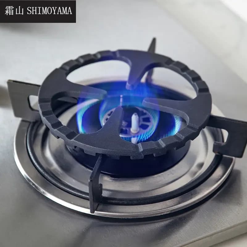 Supporto per Caffettiera Moka SHIMOYAMA in Ferro, Anello Riduttore per Piano Cottura, Supporto Durevole per Caffettiera da Cucina