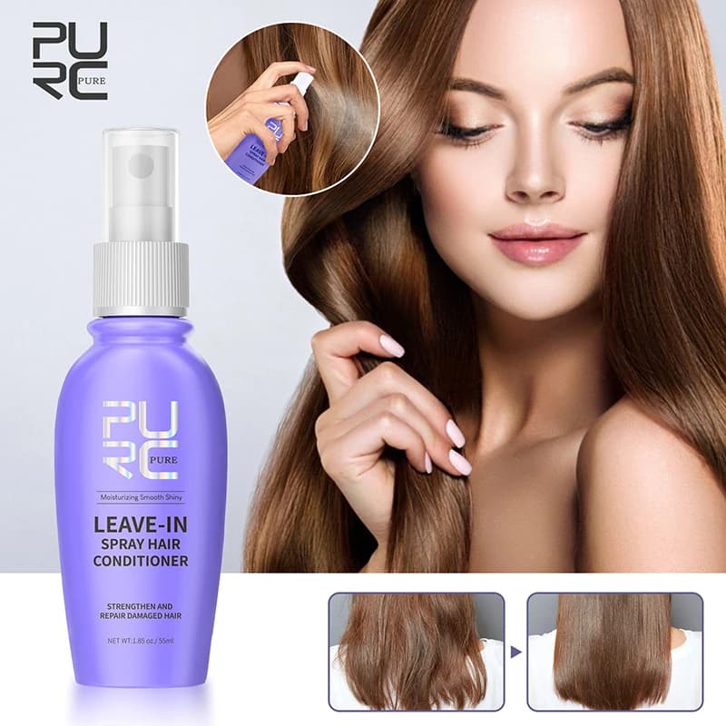 PURC Coconut Oil Hair Spray without rinsing Harnessing Nutririzing Hair Polishing Repair Hair care damaged crevices 50ml