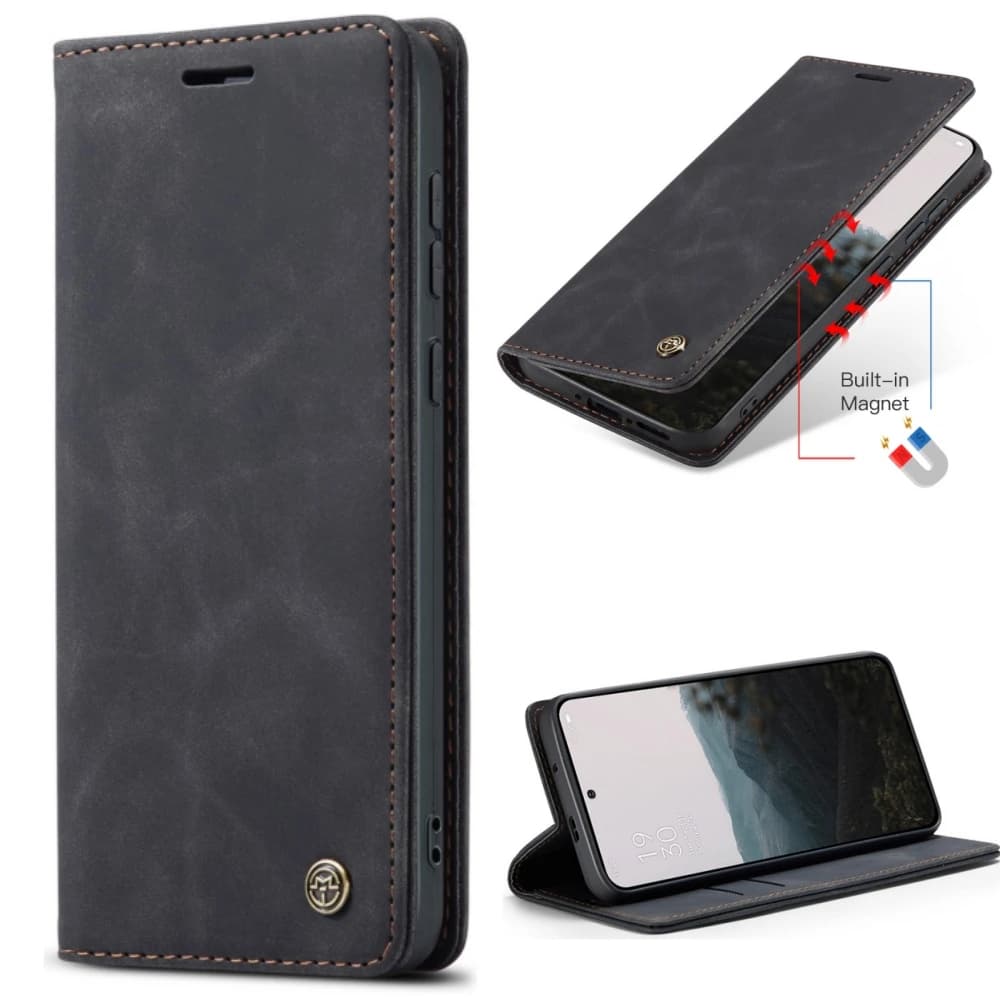 Custodia a portafoglio per OnePlus 15 13 12 11 8 7 Pro Borsa a libro in pelle Flip Coque Retro Vintage Slot per schede Blocco Rfid