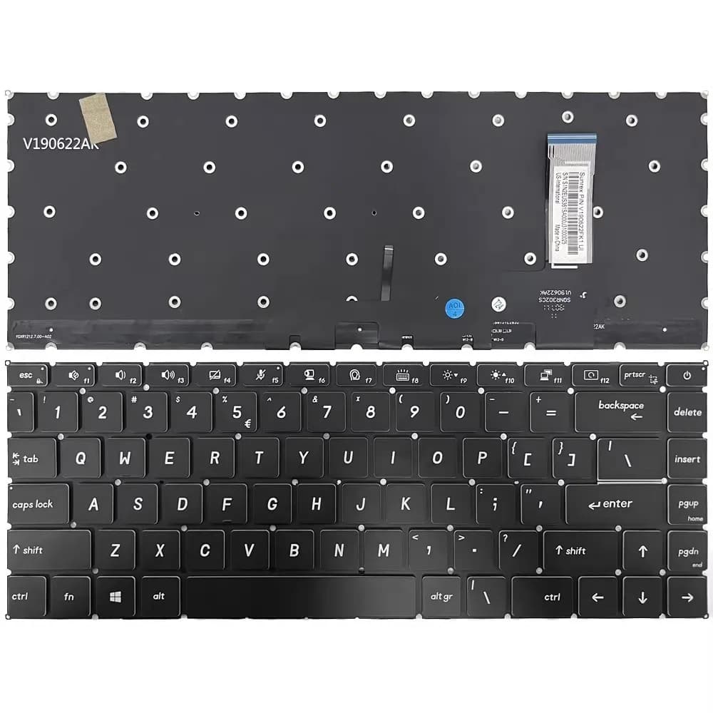 New for MSI Summit E15 A11SCST MS-16S6 1551 1571 1562 1563 US Backlit Keyboard black