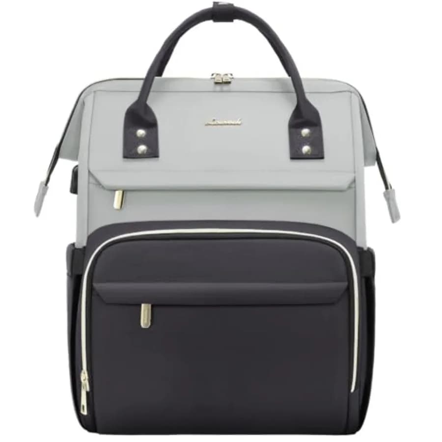 Zaino per Laptop da Donna, Zaino Elegante per Lavoro e Computer, Borsa da Viaggio per Medici e Infermieri con Porta USB, Bagaglio a Mano