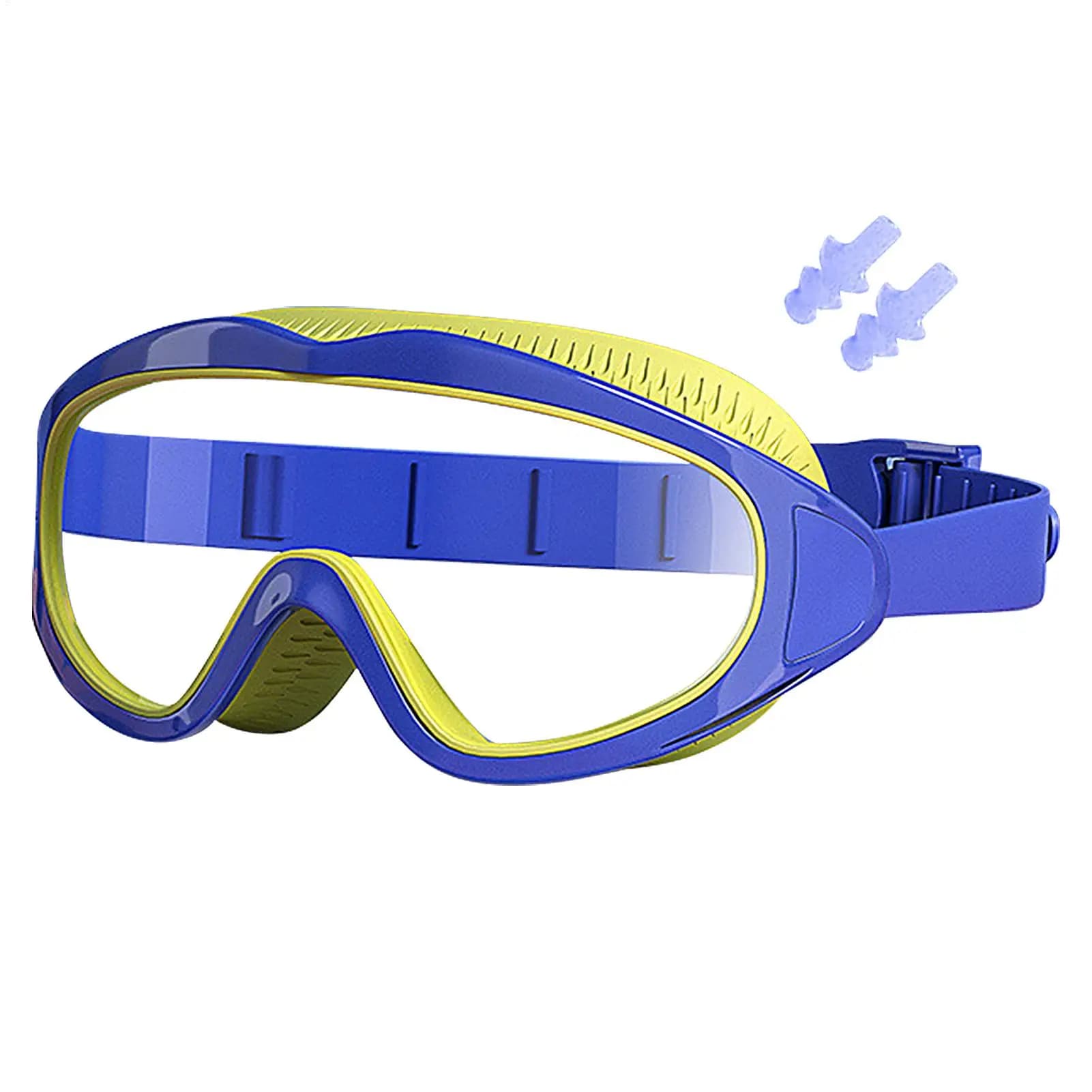 Children's Swimwear Occhialini anti-fog for swimming with ear plugs UV protection glasses for boys girls Learn swimmer