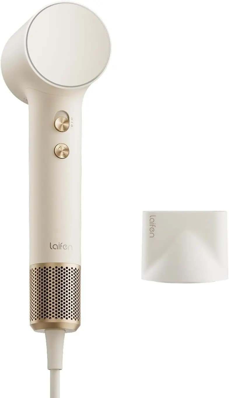 Ultra-Compact 110K RPM Hair Dryer, 3-Min Fast Drying, 200M Ions, Low Noise, Child Mode, Magnetic Nozzle