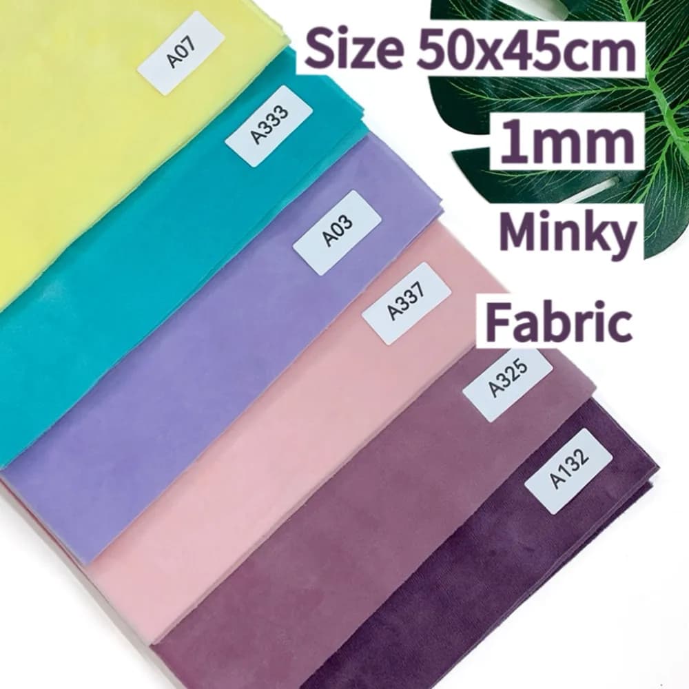 Sewbato 2024 nuovo tessuto peluche da 1 mm tessuto 100% poliestere per peluche cuscini coperte cappelli tessuti ecologici