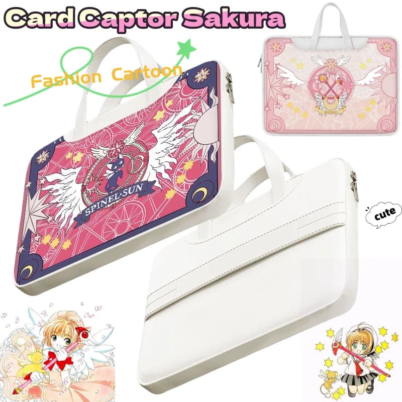 Card Captor Sakura laptop bag, cute, stylish, creative and personalized laptop bag, birthday gift for a friend
