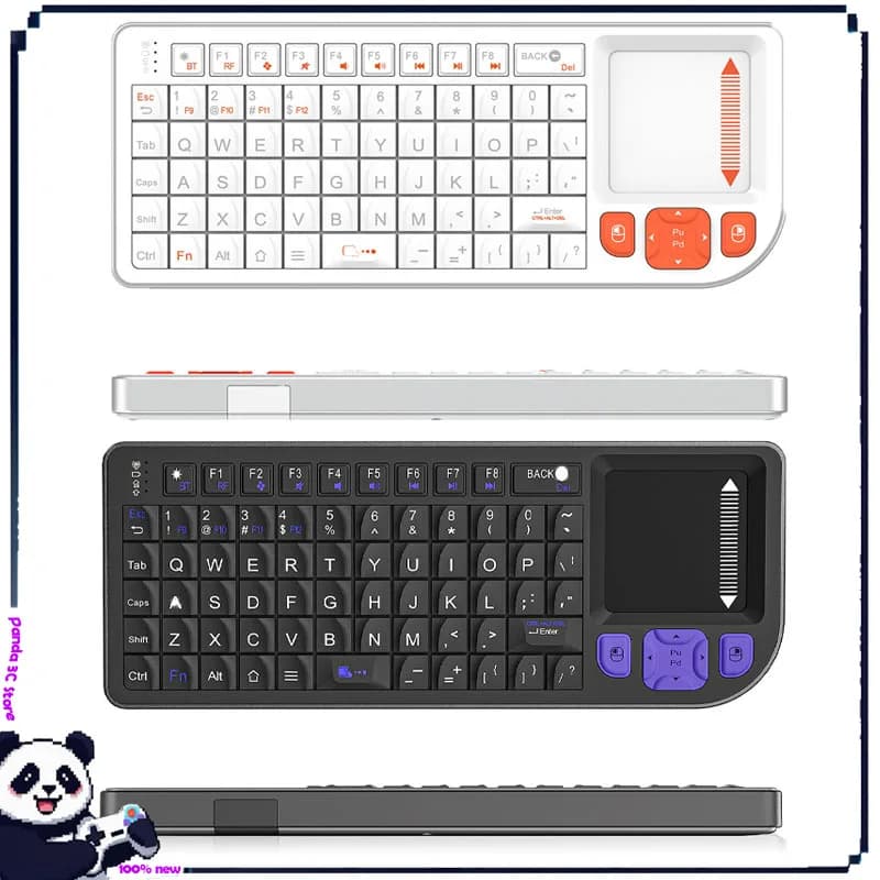 Mini tastiera K809 2.4G wireless Bluetooth portatile con touchpad 2-in-1 per Windows, Linux, MacOS, Android, iOS, HarmonyOS