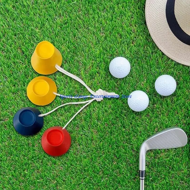 G7NF Set magliette da golf invernali colorate con magliette diversa altezza, accessori per l'allenamento del golf in corda