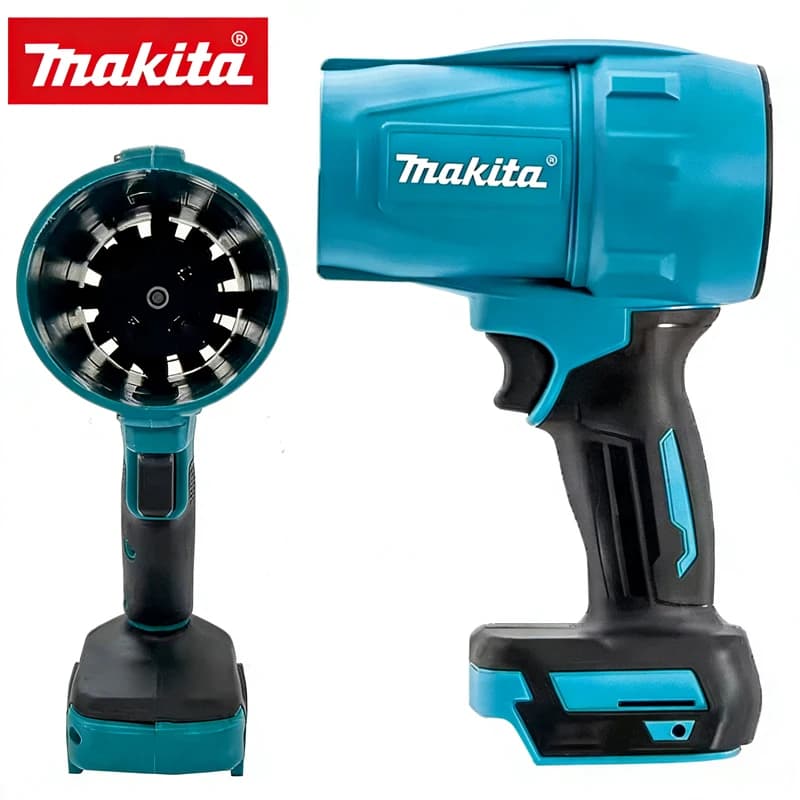 Soffiatore Violento Makita 30000RPM Turbo Jet Fan 18V, Soffiatore d'Aria Elettrico Ricaricabile con Luce, Strumento per Pulizia Auto