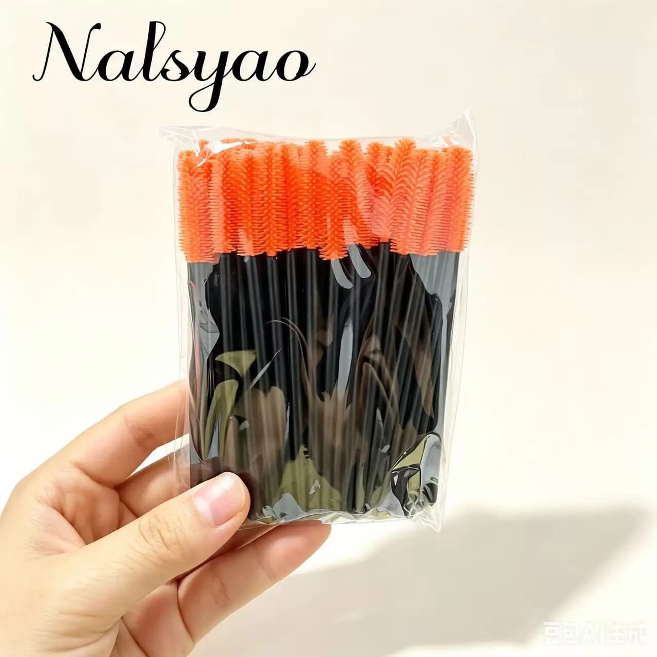 50 pcs Disposable Silicone Mascara Stick Applicator Eye Eyelashes Brushes Lash Makeup Brush Eyelash Extension Makeup Tools
