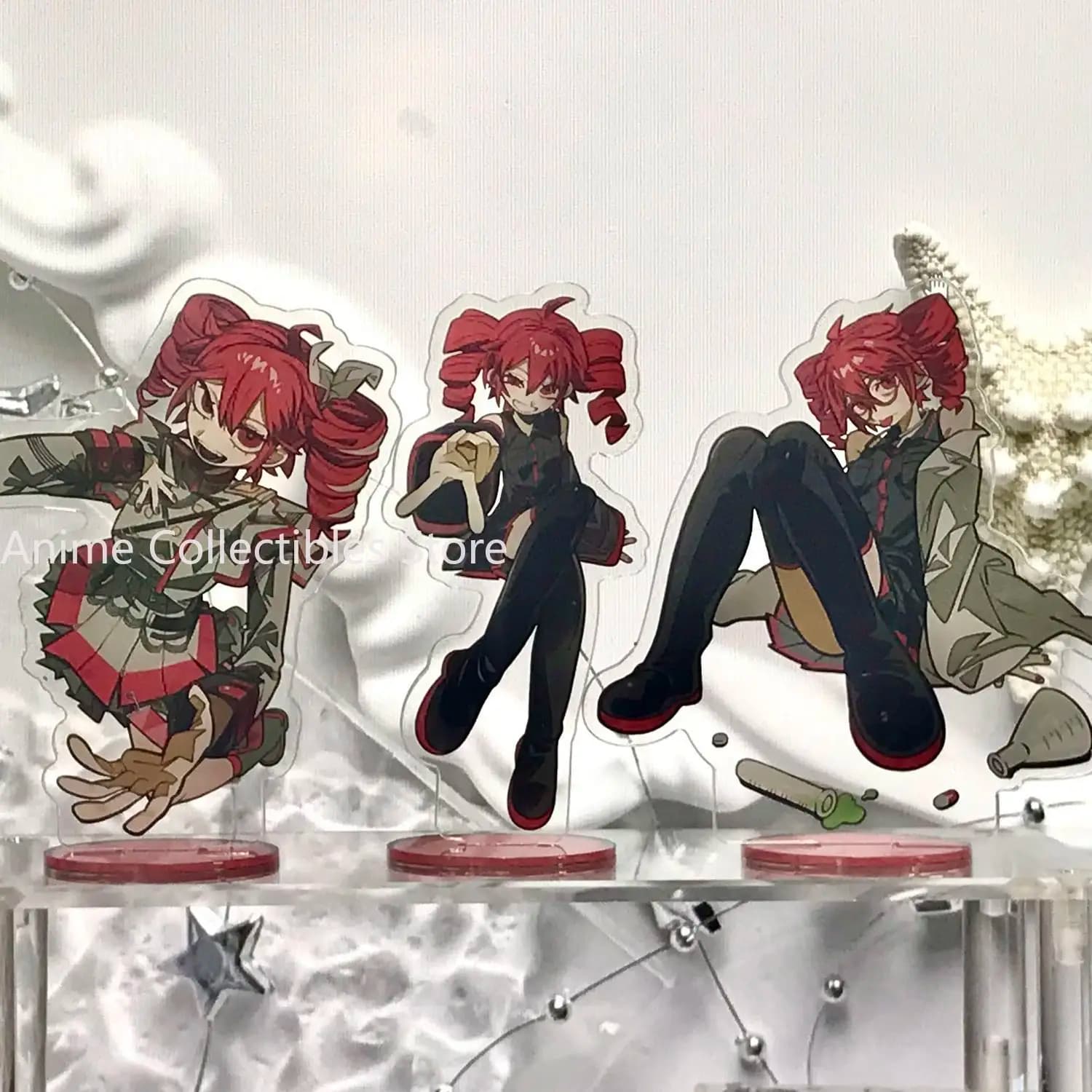 Kasane Teto Supporto acrilico Cosplay Modello anime Piastra Decorazione da scrivania Cartello in piedi Figure Regalo di Natale