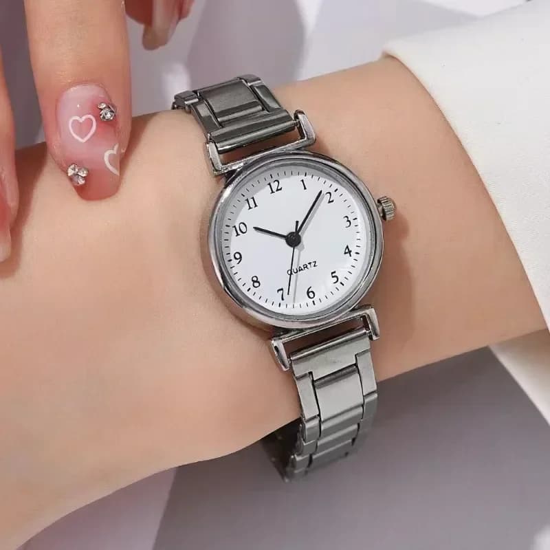 Women's Luxury Fashion Stainless Steel Watches Simple Quartz Wrist Watch Casual Ladies Reloj Mujer Relogio Female