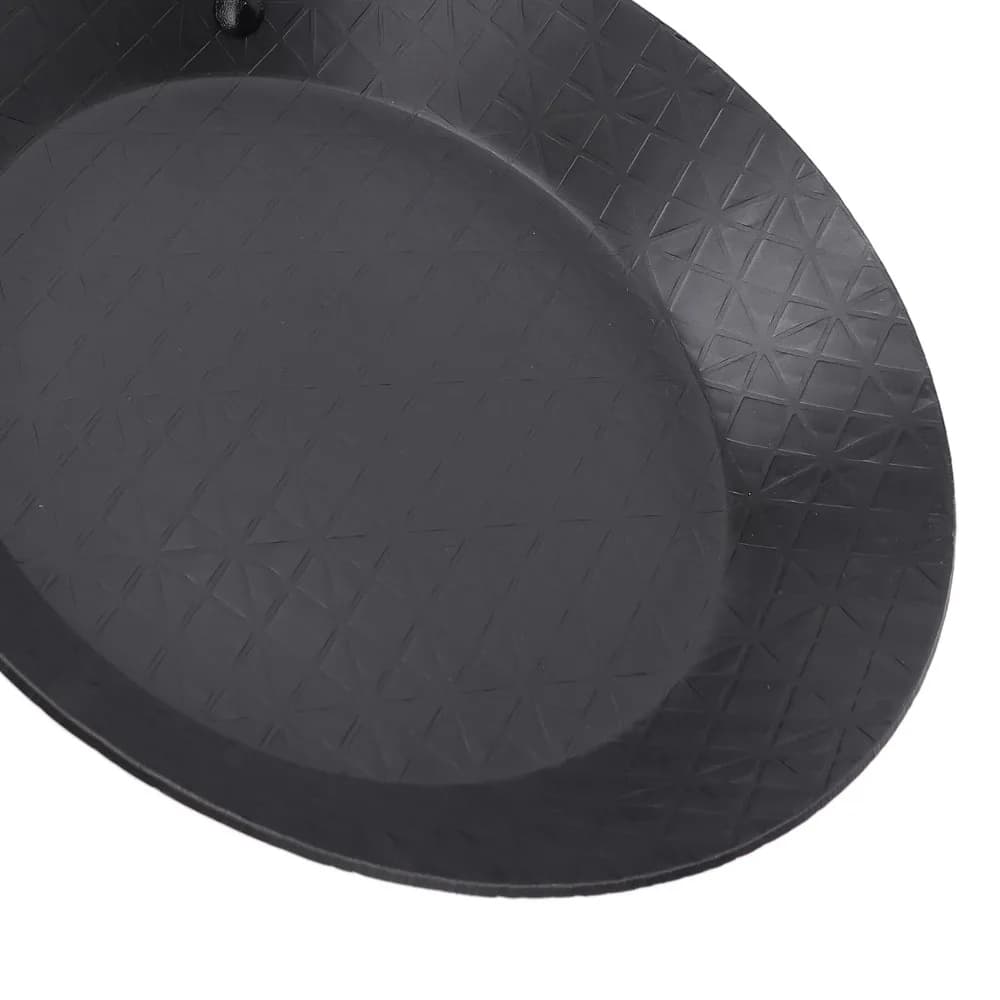 Durable Carbon Steel Frying Pan Nonstick Black Omelette Pan Practical Easy Clean Steak Pan Home Cooking