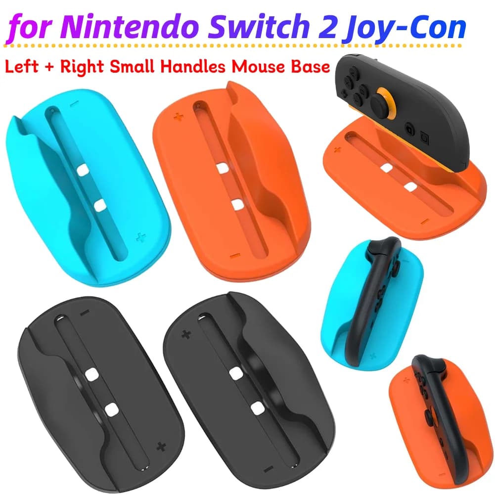 5-1pair Gaming Controller Mouse Stand Left+Right Controller Bracket Stand Holder Game Handle Case for Nintendo Switch 2 Joy-Con