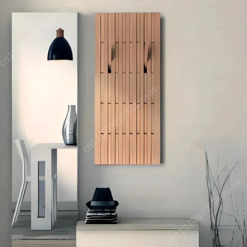 Appendiabiti da Parete Multistrato Creativo in Legno con Ganci per Soggiorno e Armadio - Arredamento Casa