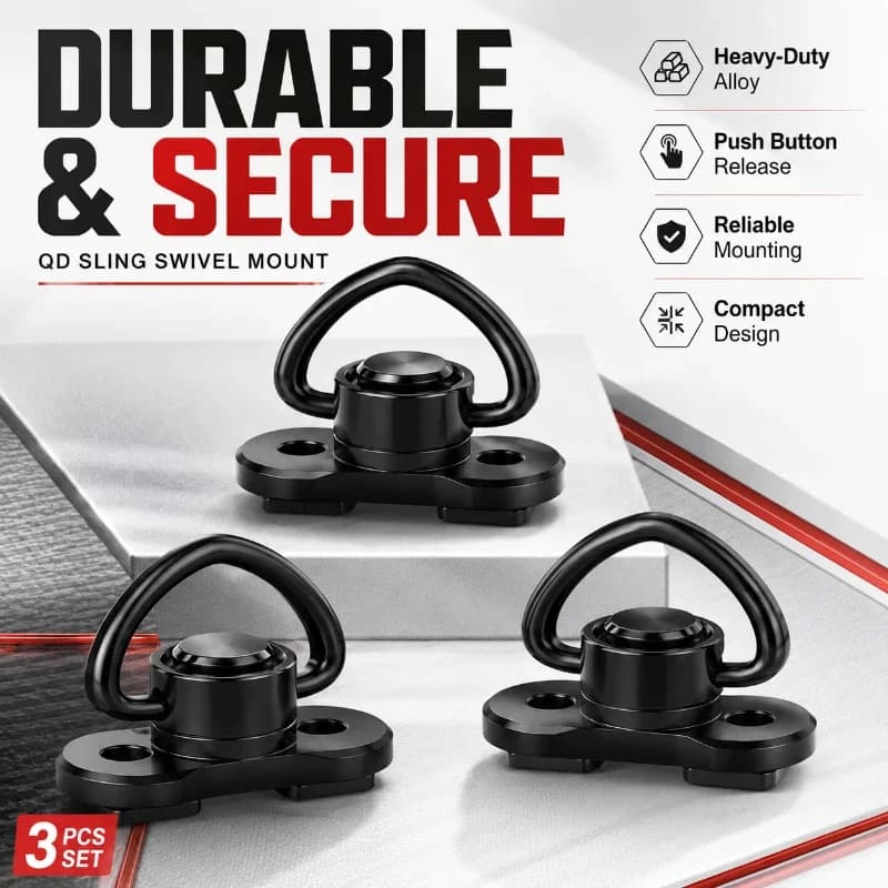 Fast Separate QD Strap Swivel With Press Button Fits Mlok Rail Two Point Carry Belt Adapter For Simulation Toys