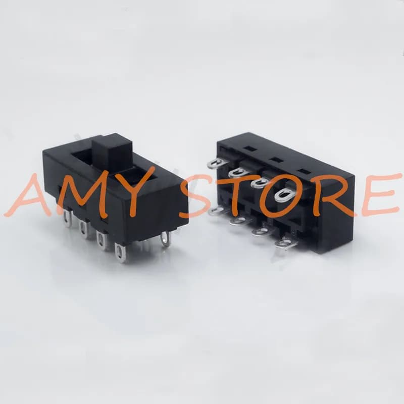 2 pcs 12A 250 V 3 Position 8 Pin Toggle Slide DIP Switch LQ-103H Hair dryer Cool Hot Wind for JJ-15 Philips Flyco FH6218 /20 / 21/31