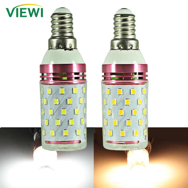 Ampadas E14 LED Corn Light 12W Super Spot 110V 220V 12V 24V 36v Energy-saving interior wall lamp for home room lamp