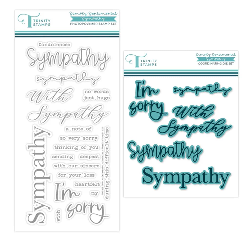 New Cutting Dies 2025 Simply Sentimental - Sympathy Clear Stamps Scrapbooking & Stamping For Paper Making Frame Card Supplies