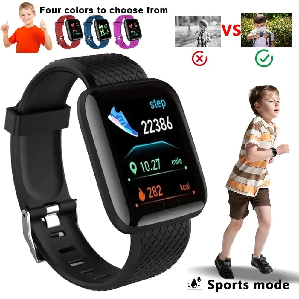 Kids Sports Watch Boy Girl Silicone Strap for Outdoor Electronic Watches Children Students LED Digital Wrist Watch Men's Gifts
