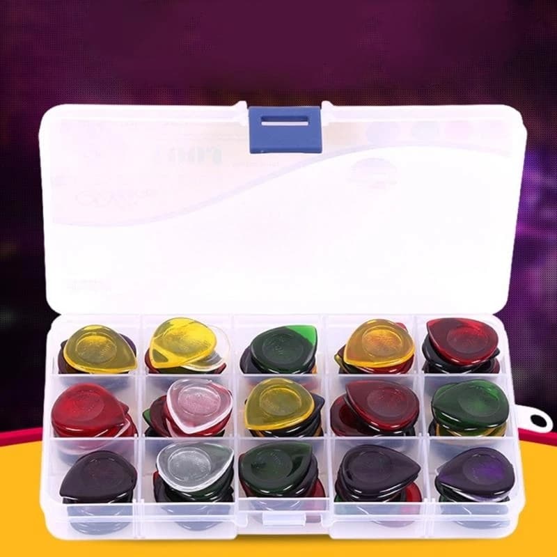 100Pcs Guitar Pick Plectrums Water Drop Shaped Guitar Pick Guitar Replacement Part