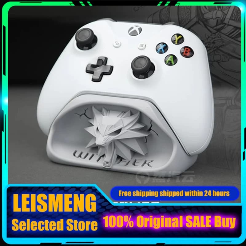 NUOVA staffa base per controller di gioco con distintivo testa di lupo mago per periferiche da gioco Xbox Gamepad accessori per computer archiviazione desktop