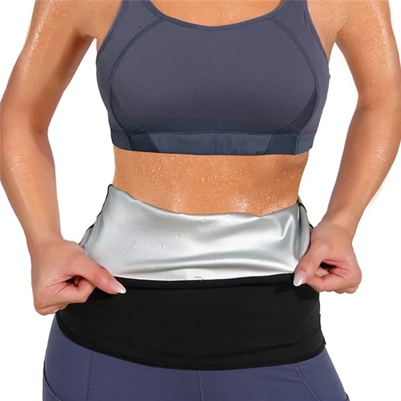 Unisex Waist Trimmer Wrap Sports sweat trainer Abdominal Trainer Body Shaper Control Belt Slimming Belt for Weight Loss