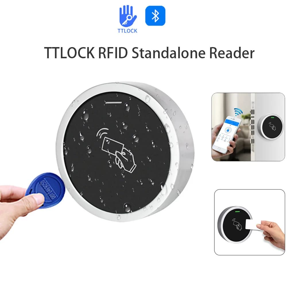 Mini TTLock Controller di accesso intelligente Bluetooth impermeabile NFC RFID Pannello apriporta con scheda 13,56 MHz per sistema di chiusura porta S7-TTLOCK