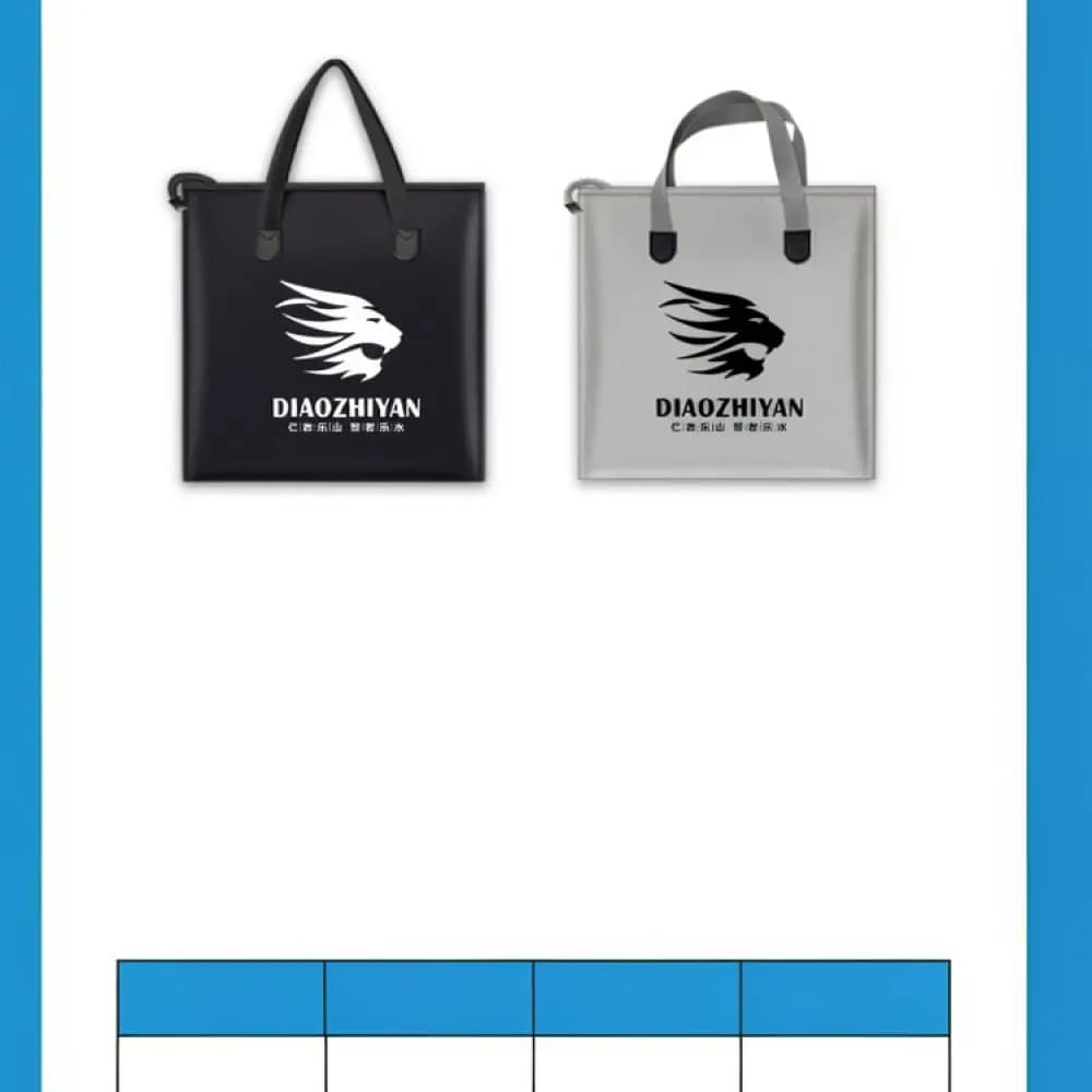 Durable Canvas Fishing Bag Waterproof Tackle Storage Organizer Portable Handbag For Landing Net Outdoor Fishing Equipment