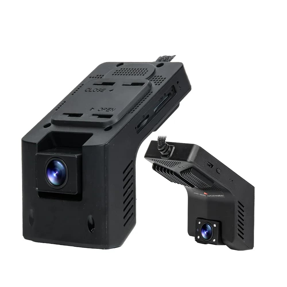 4G WIFI GPS Car Dvr Dual Dash Cam Car Camera Front and interior support CMSV7 Car Vehicle Camera Dash Cam