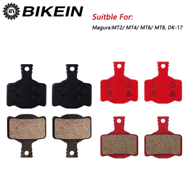 BIKEIN 4 paia di pastiglie freno a disco per bicicletta in resina/ceramica/metallo pieno per Magura MT2 MT4 MT6 MT8 DK-17 pastiglie freno bici MTB di alta qualità