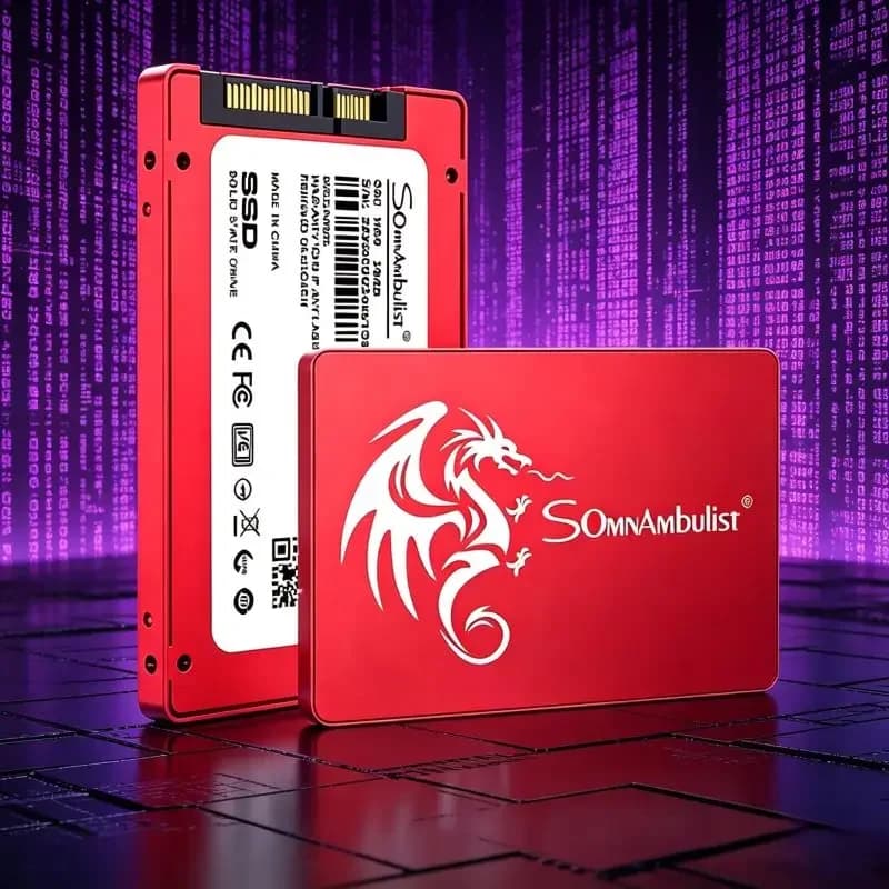 New SomnAmbulist 2.5 SATA3 SSD Solid State Drive 64/128/256/512/960GB/1TB/2TB Used For Desktop Laptop PC System Setup