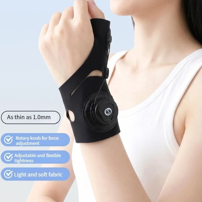 Ergonomic Thumb Wrist Protector Adjustable Knob Thumb Brace Wrist Protections Cover For Gym Enthusiasts And Athletes 24BD