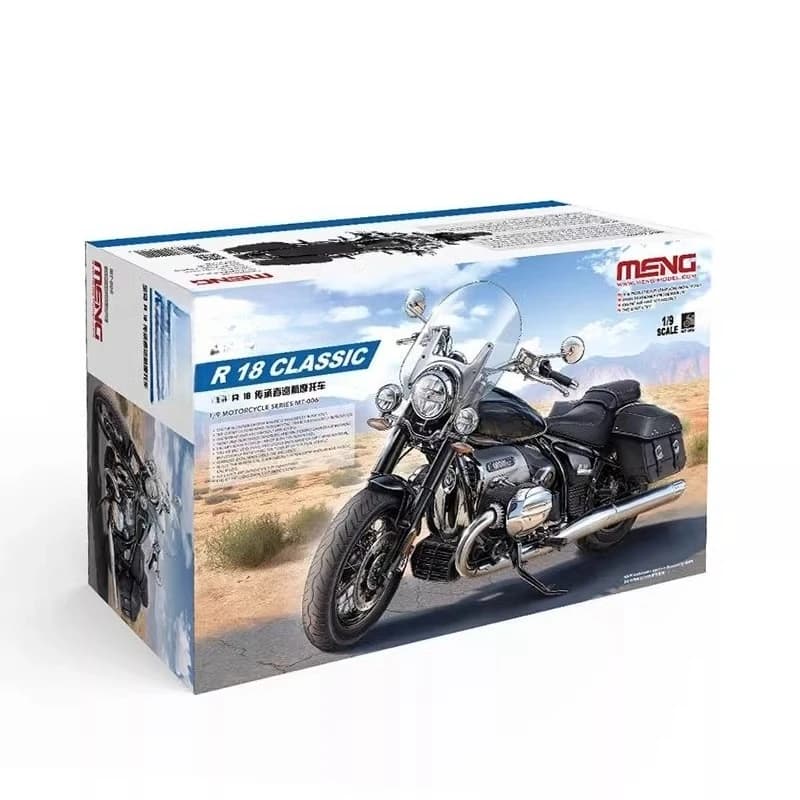MENG Kit modello assemblato MT-006 R 18 Moto classica 1/9 per modello giocattolo Collezione fai da te regalo