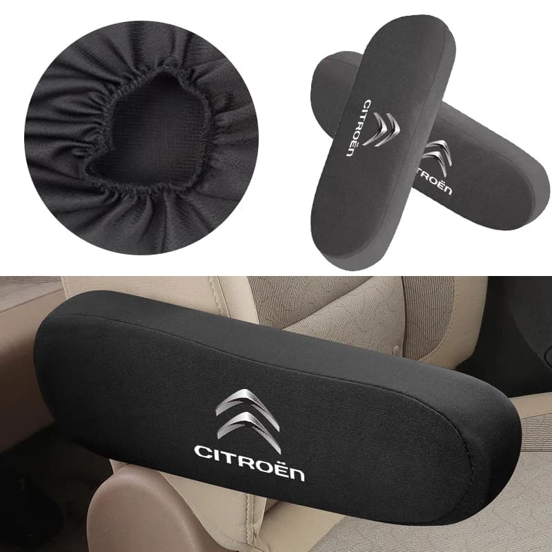 Fabric Car Seat Armrest Cover Breathable Cloth For Citroen C4 C3 C5 C1 C2 Berlingo Celysee Cactus Picasso Aircross Saxo Grand