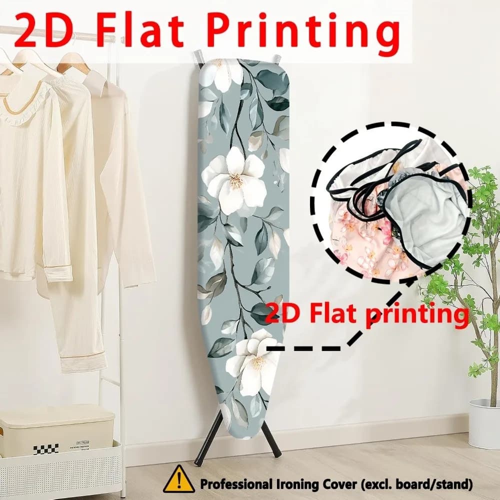 Nuovo Copritavolo da Stiro Durevole, Spesso e Resistente al Calore, 40*120cm, Copertura Elastica Universale per Tavolo da Stiro