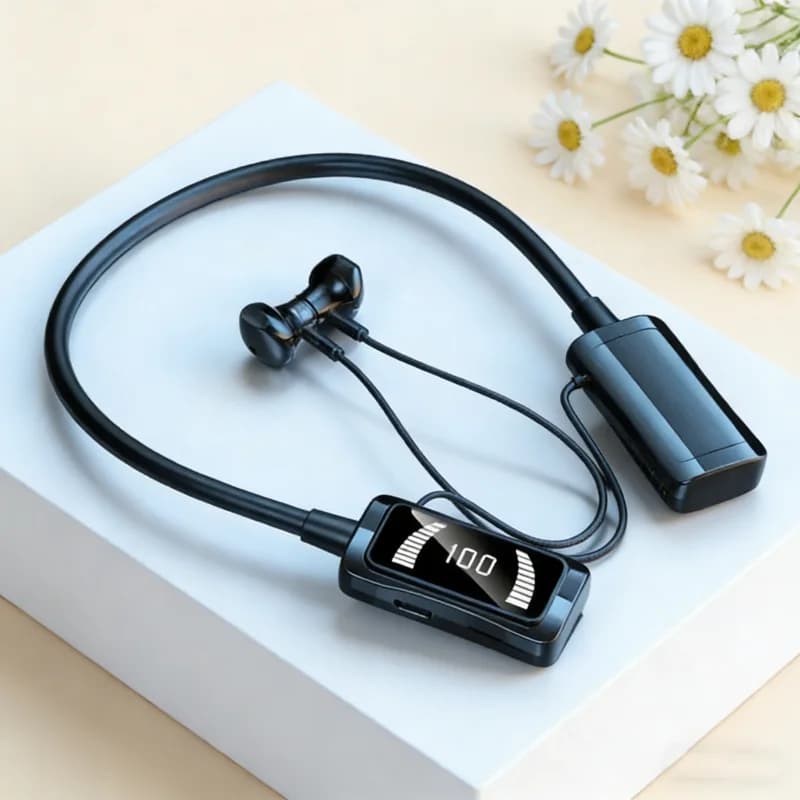 Wireless Bluetooth 5.3 Sports Audiences with Noise Cancellation for Fitness, Gym and Cycling