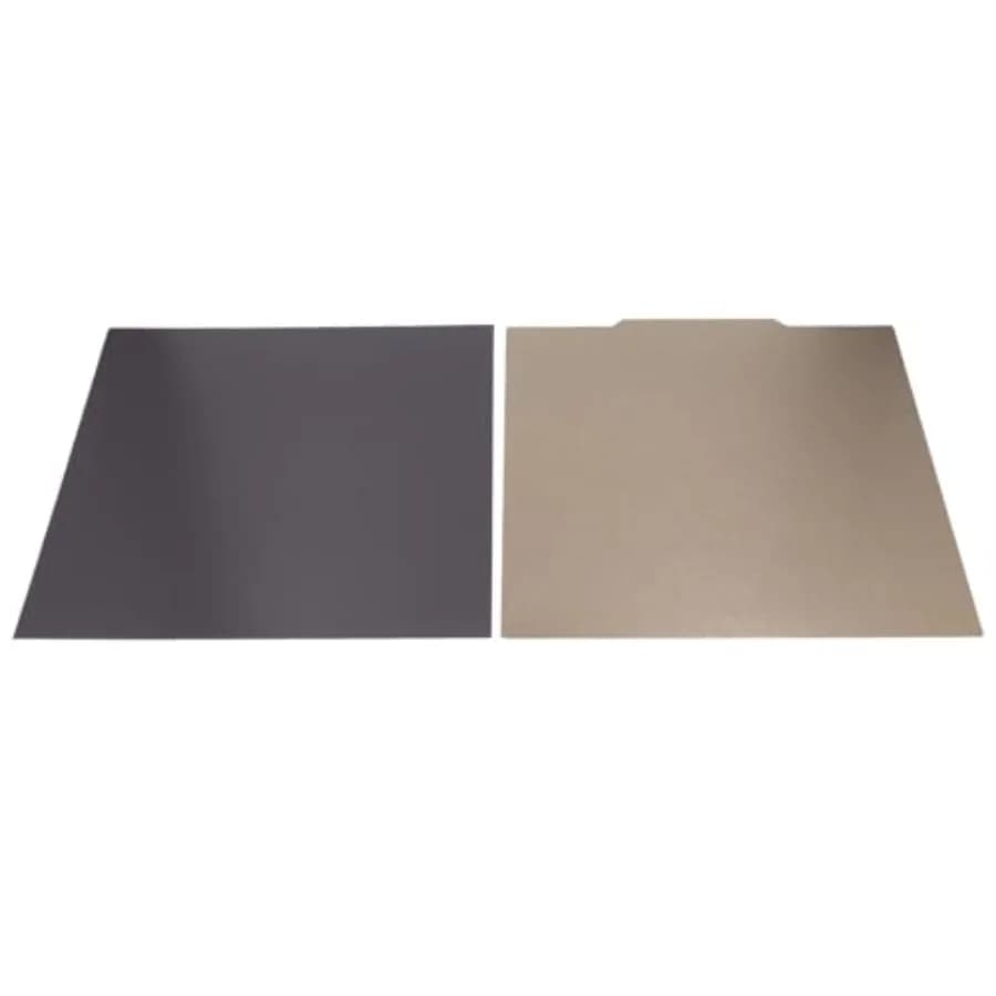 Piatto di stampa PEI testurizzato bifacciale 332x340mm per stampante 3D Raise3d Pro2 PRO 2 Plus, piano di stampa flessibile in acciaio con base magnetica