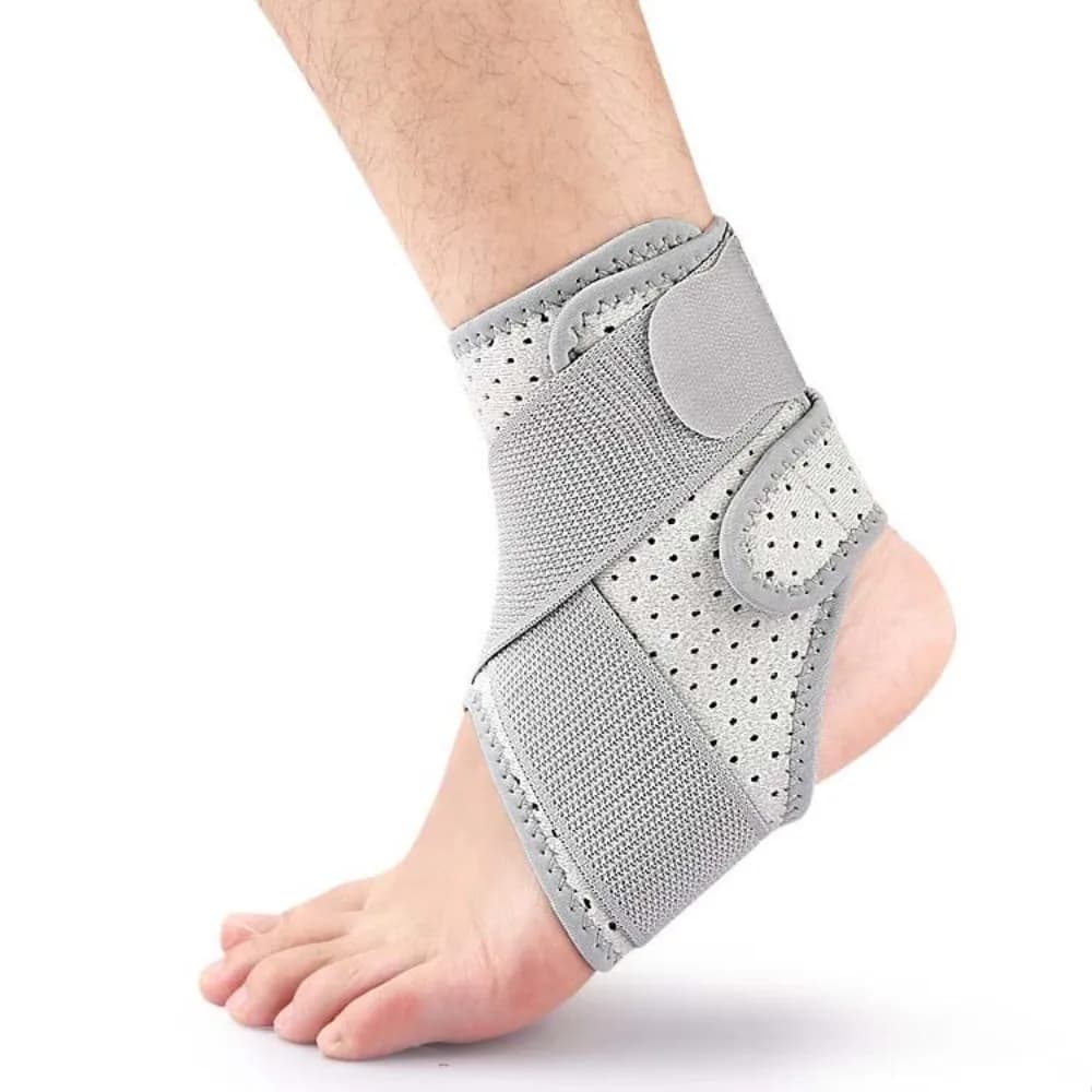 Supporto per Caviglia Regolabile in Neoprene per Ciclismo e Corsa, Fascia Elastica Compressiva per Caviglia, Protezione per Caviglia Spracciatata
