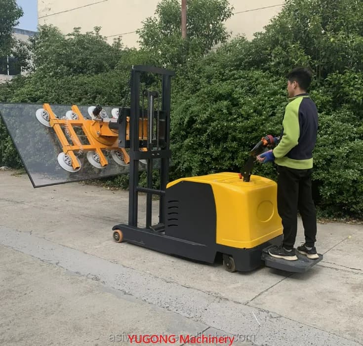 Robot sollevatore elettrico a ventosa per vetro, per l'uso in costruzioni metalliche e in acciaio, con elevata aspirazione a vuoto