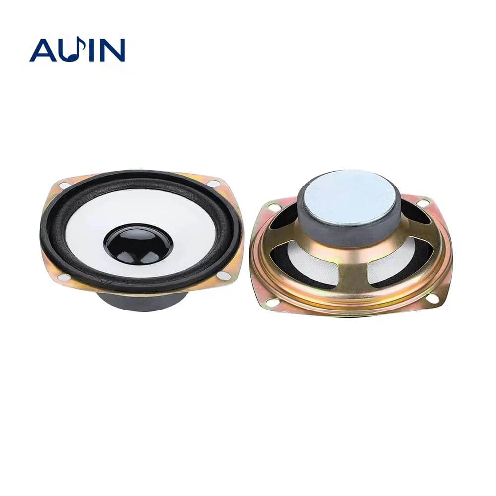 2 pezzi 3 pollici 78MM 4Ohm 5W altoparlante audio gamma completa driver magnete esterno fai da te Bluetooth HiFi stereo altoparlante quadrato