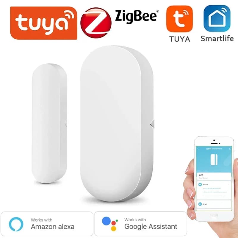 Tuya wifi porta intelligente allarme antifurto magnetico app notifica push porta e finestra sensore antifurto antifurto Casa intelligente