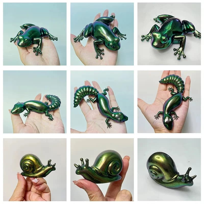 Semi 3D Animal Silicone Mold For Epoxy Resin Lion Dog Design Wall Decoration Living Room Pendant Wind Chime Desktop Ornament