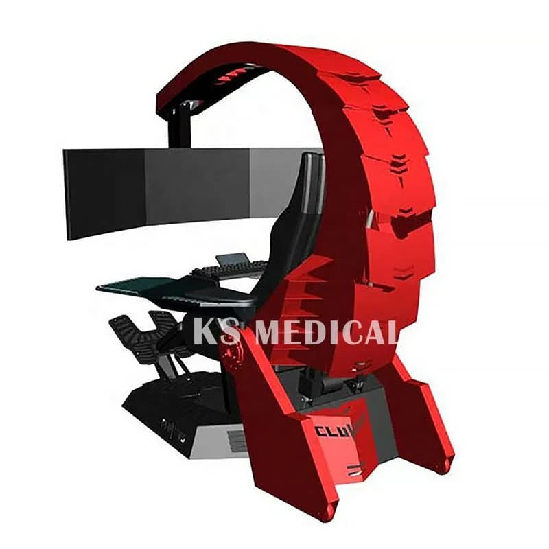 KSM-GC2 UNICORN Gaming Chair Cockpit Work Station Zero Gravity Support 5 s With Massage And Heat Gaming Cockpit Chair