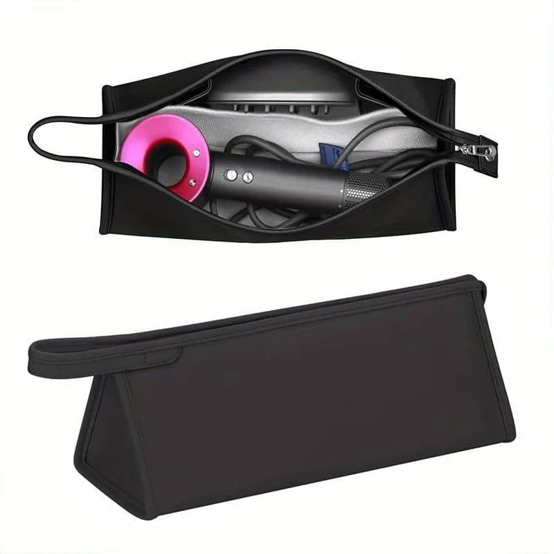 Custodia da Viaggio Portatile in Pelle PU per Asciugacapelli Dyson - Soluzione Compatta per lo Styling in Movimento