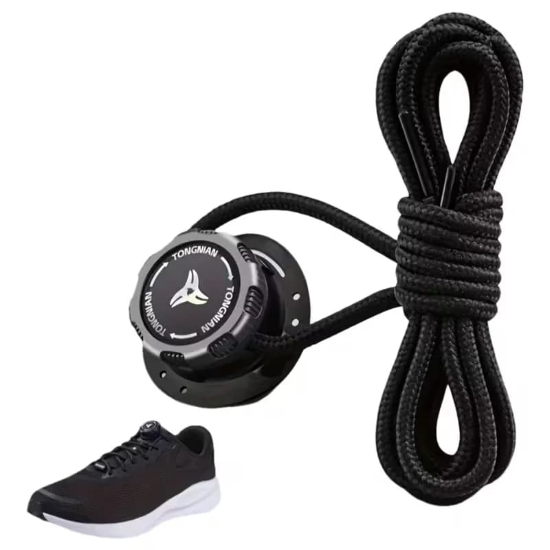 1 pair of laces-free shoes closures - Swivel buckles for sports and outdoor shoes - Quick Adjusting unisex design - Preinstalled