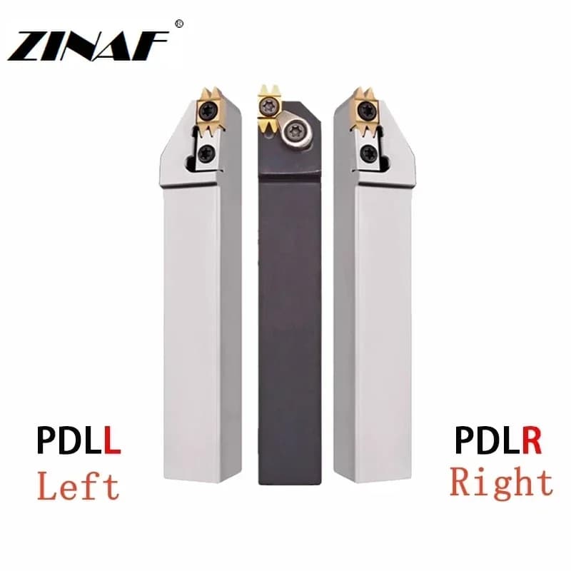 PDLR puleggia per cinghia Cutter PDL Face 40 gradi strumenti per scanalatura a doppio dente PDLR2020 2525 carburo cementato 2.34 3.56 strumento per tornio