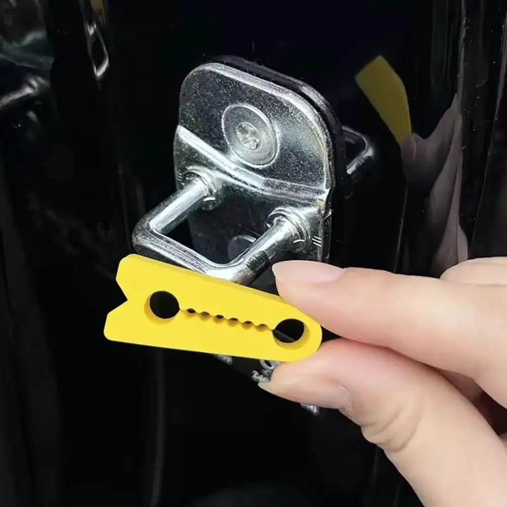Set di 4 Cuscinetti Antiurto per Portiere Auto, Riduzione del Rumore, Protezione in Silicone per Chiusura Sicura delle Portiere